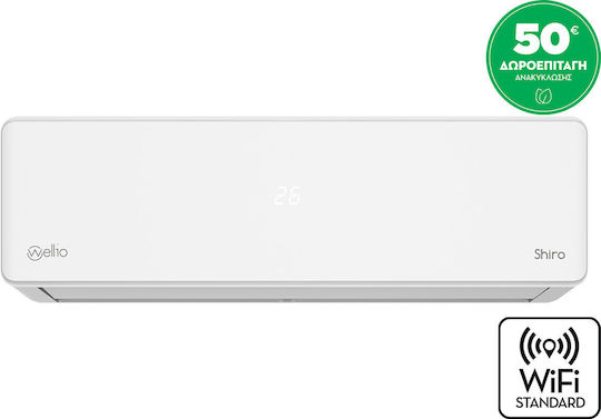 Wellio Shiro Aparate De Aer Condiționat Inverter 9000 BTU A++/A+ Cu WiFi