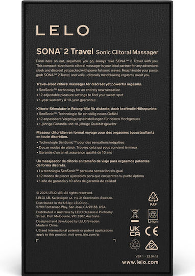 Lelo Sona 2 Mini Κλειτοριδικός Δονητής 8.7cm Μωβ