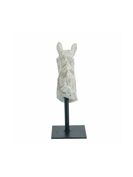 Artekko Decorative Horse made of Concrete Base 12x8x21.5cm 1pcs