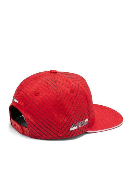 Ferrari Flatbrim Cap Sebastian Vettel Adult Red 2018