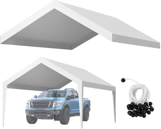Vevor Κάλυμμα για Κιόσκι Λευκό με Επίστρωση PU 3x3.6m