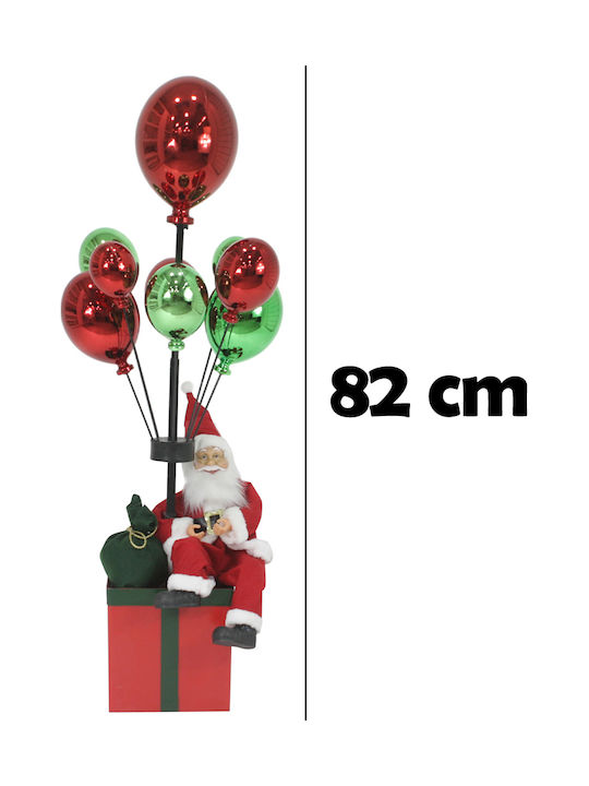Dekorativer Weihnachtsmann Aufblasbarer Rot aus Kunststoff