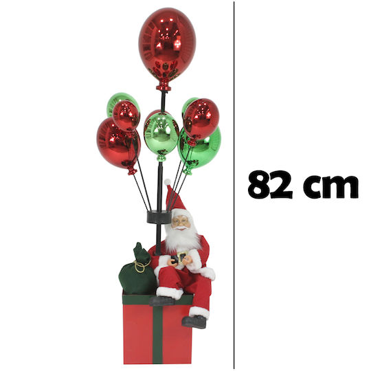 Dekorativer Weihnachtsmann Aufblasbarer Rot aus Kunststoff