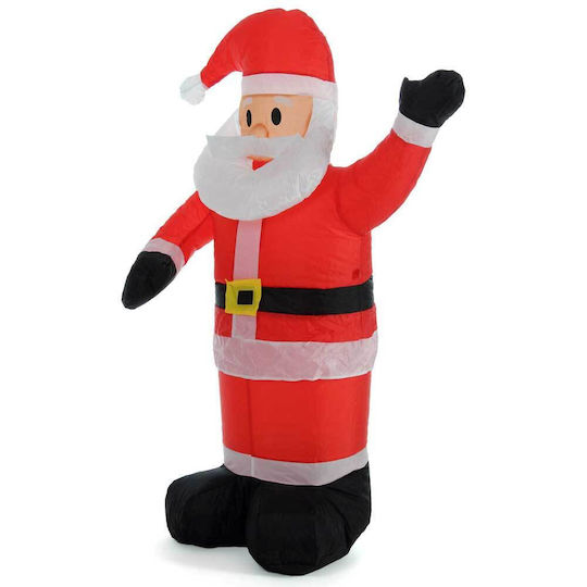 Outdoor Inflatable Illuminated Santa Claus Electric Red 120x82x82cm
