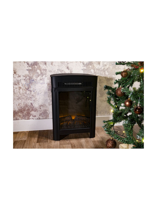 Alpina Appliances Luzern Floor Electric Fireplace 1800W 41x59cm Black