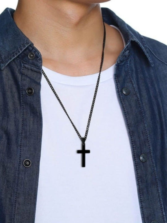 Кръст Черен Молитва На Обратната Страна Black Cross Prayer On Back Molfs