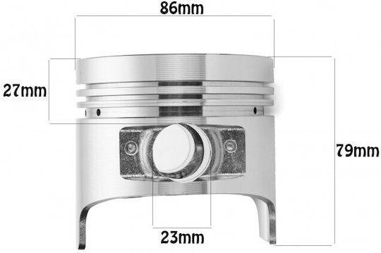 Piston Generator Diesel Ø 86 Mm 10 Hp