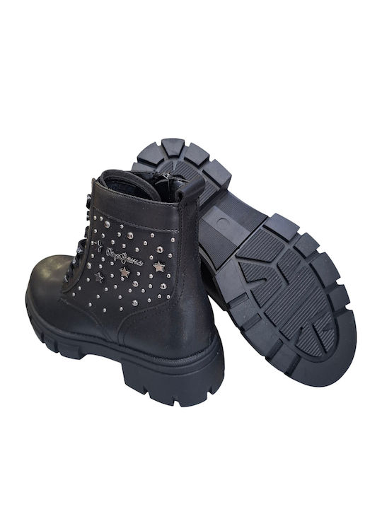 Lilli Life Kinderstiefel mit Reißverschluss Schwarz