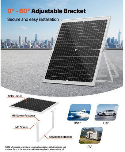 Vevor Ηλιακό Panel Φορτιστής 30W (ZJKXLDJG30WWQGYWF001Y3)