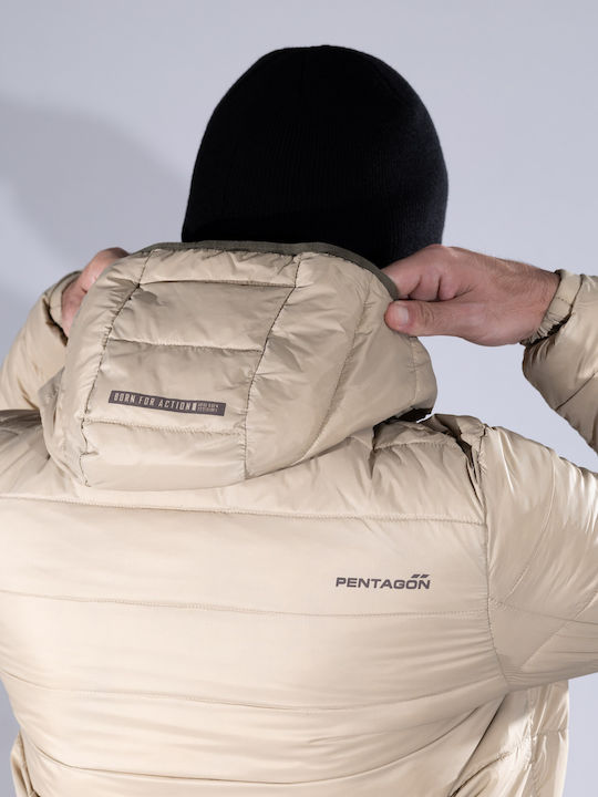 Pentagon Aurora 2.0 Puffer Jagdjacke Khaki