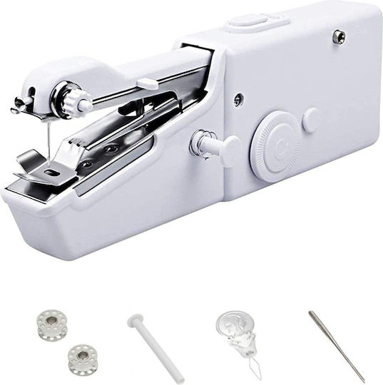 Hand Battery Sewing Machine White