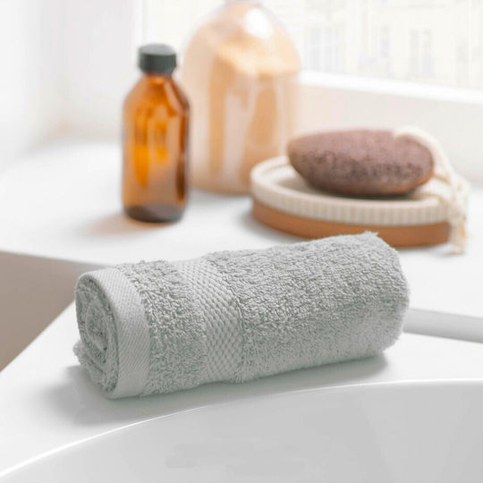 Atmosphera Elegance Hotel Towels Hands 50x30cm Gray Weight 600gsm