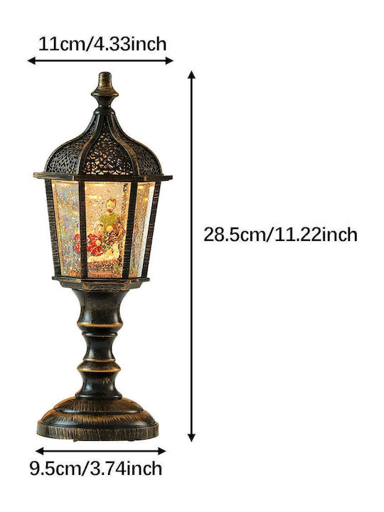 Decorative Lantern Christmas Decorative Traffic Light Lighted 9.5x28.5cm
