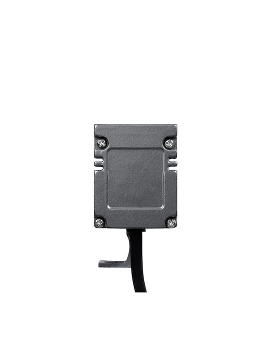 GloboStar Lampa De Podea Pentru Exterior LED Mașină De Spălat Pe Perete 24W Cu Lumină Alb Natural IP65 Gri