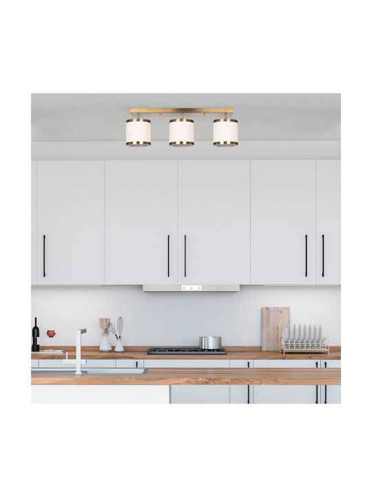 Opviq Ceiling Mount Light 66cm White with Socket E27