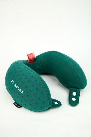 Be Relax Wellness Original Travel Pillow 29x26x12cm Green