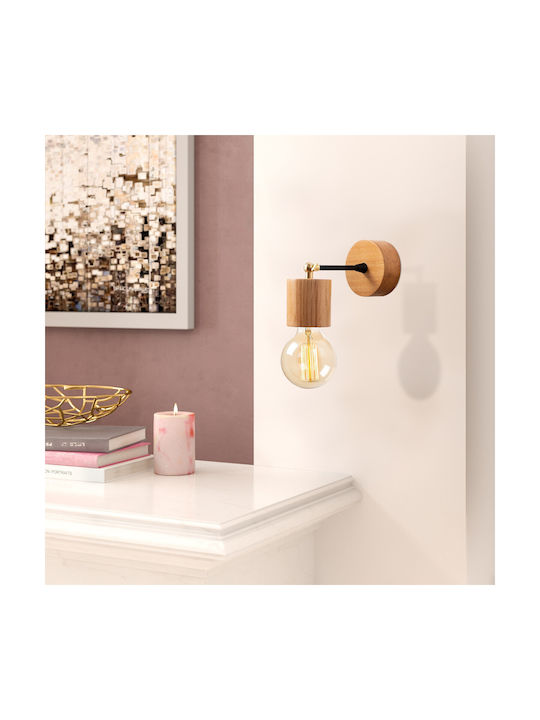 Opviq Xanthos Lamp Wall with Socket E27 White 10x16cm
