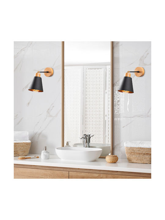 Opviq Manavgat Lamp Wall with Socket E27 White 14x25cm