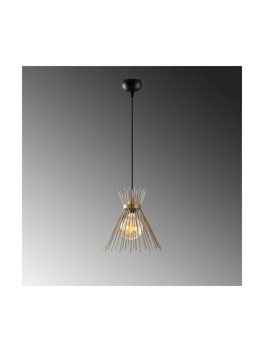 Opviq Kirpi Pendant Light Black with Socket E27 34x131cm