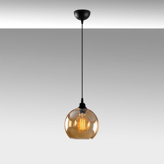 Asir Group Gold Lustră Galben Miere cu Dulie E27 20x20x116cm.