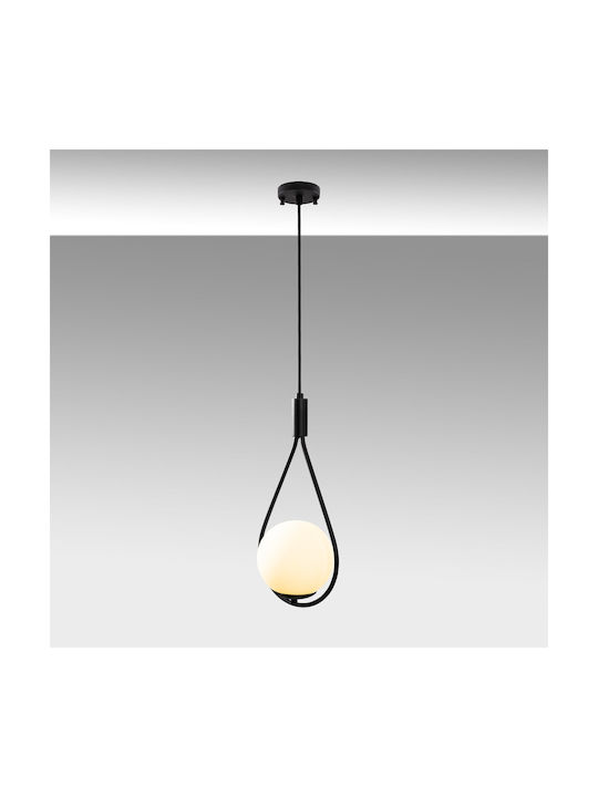Opviq Black Pendant Light Black with Socket E27 20x15x136cm