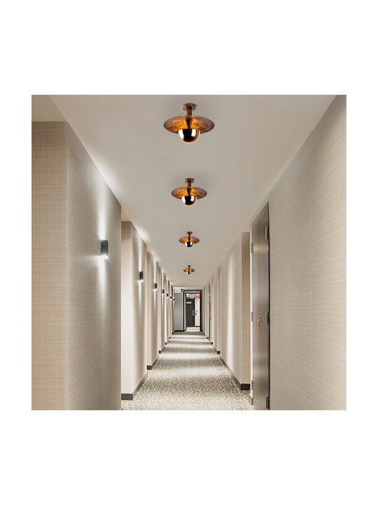 Opviq Kurt Pendant Light Orange with Socket G9 38x38x31cm