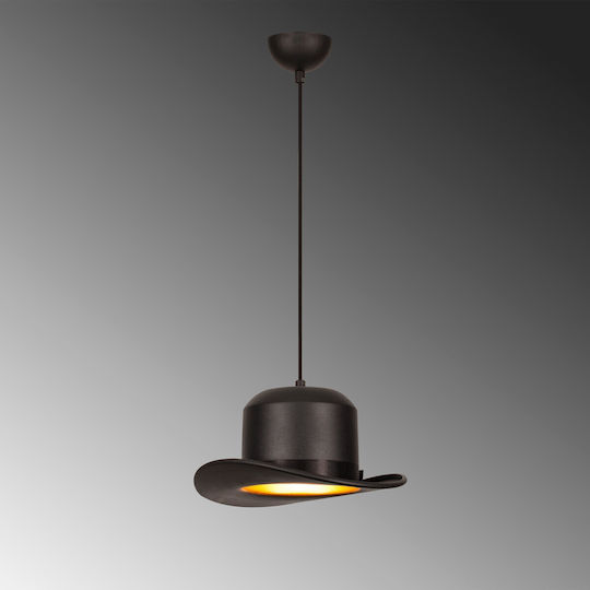Asir Group Sivani Lustră Negru cu Dulie E27 30x30x114cm.