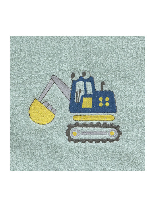 Lino Home Σετ Βρεφικές Πετσέτες 2τμχ Mint Βάρους 450gr/m²