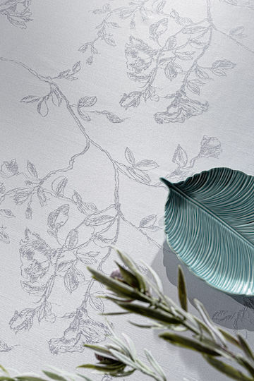 Guy Laroche Tablecloth Country Silver 160x320cm