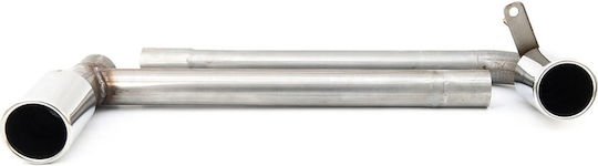 Stainless Steel Chrome Exhaust Mufflers Bmw X1 F48 2014-2022 2 Pieces Bmw Carner