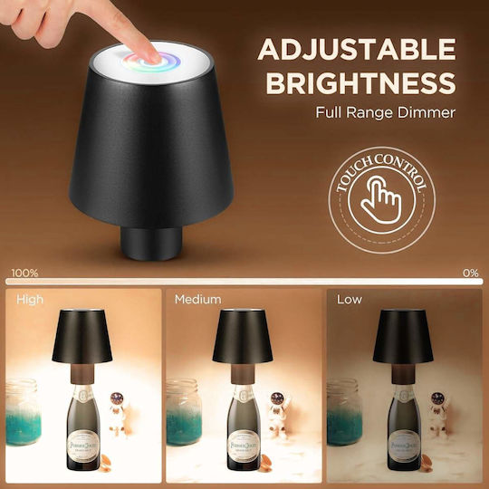 Uncle George Dekorative Lampe Flasche Schwarz