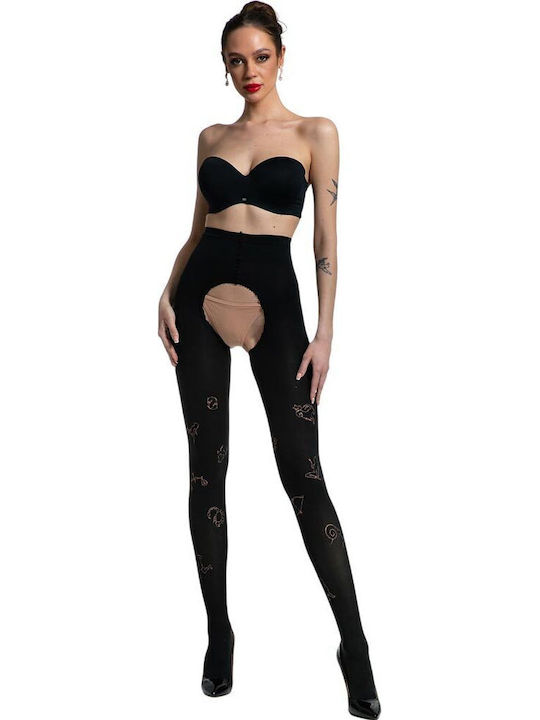 Amour Sexy Strumpfhosen Schwarz