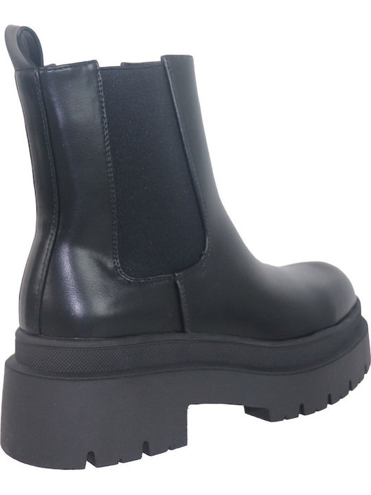 Stiefeletten Damen Schwarz