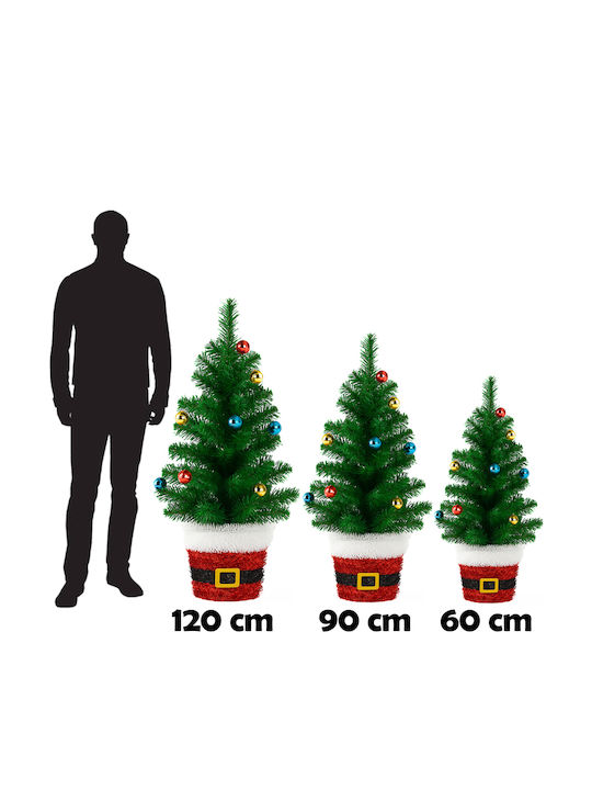 Brad de Crăciun Decorat 60cm
