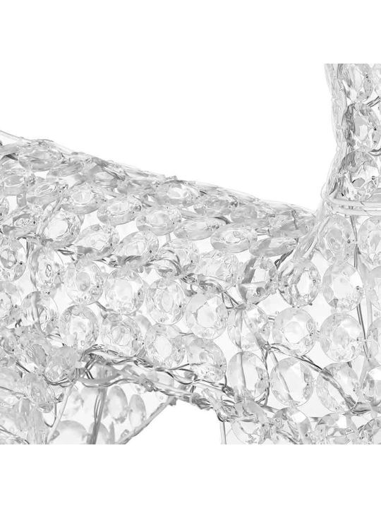 Bakaji Bakaji Rena Natalitsa Illuminated 3D Acrylic Crystals 200 LED Warm White H 90 cm