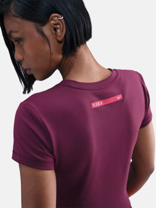 Sportswear Women's T-shirt Burgundy