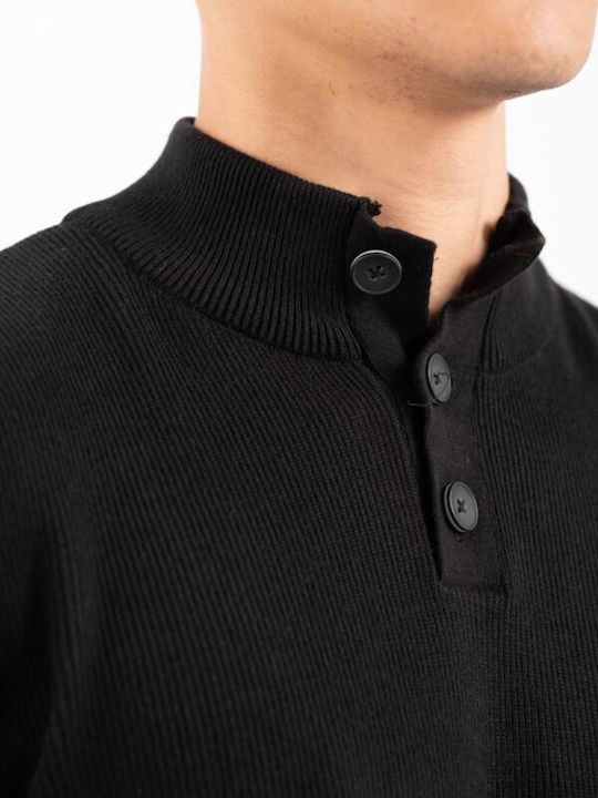Polo Bluza Mânecă Lungă Neagră