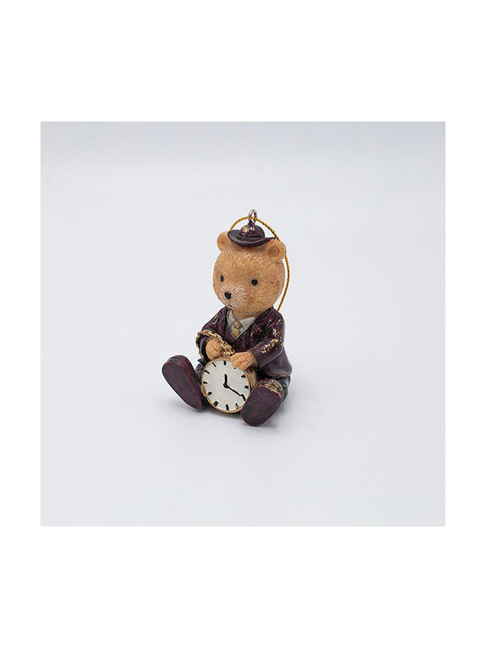 Hanging Ornament Bear Polyresin 5x7.5cm