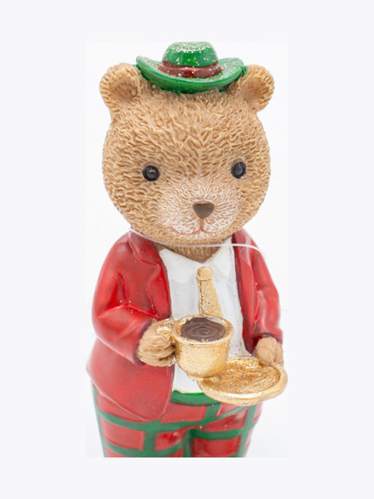 Eurolamp Decorative Polyresin Bear Vintage Teacup 6x12.5cm