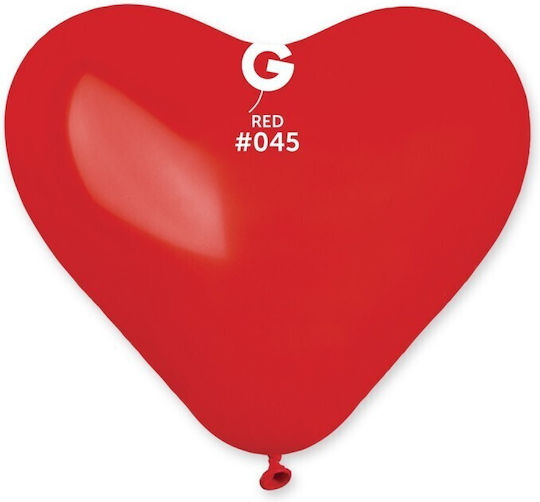 Komposition mit 100 Luftballons Latex Rote Herzen 16cm