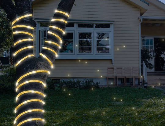 Christmas Light Tube Warm White 220V 100 Light Bulbs 10m IP44