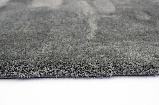 Balsan Veloute Cozy 1820 Комплект Килими За Спалня От Микрофибър Тъмен Сив P620636 3 Бройки