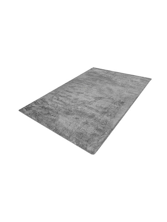 Balsan Veloute Cozy 1820 Shaggy Microfiber Bedroom Rugs Set Dark Grey P620636 3pcs