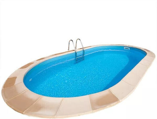Gre Madagascar Oval PEOV6059 Oberirdisches Schwimmbecken 600x320x150cm