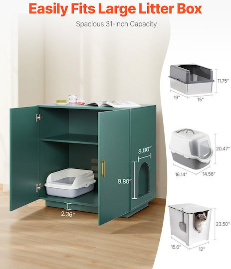 Vevor Cat Basin Green