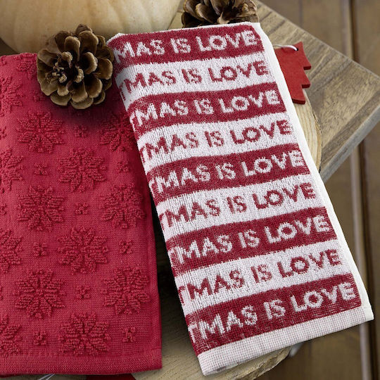 Nima Christmas Love Πετσέτες 2τμχ Nima Christmas Love Πετσέτες 2τμχ
