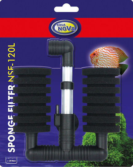 Aqua Nova Sponge Filter Φίλτρο για Ενυδρεία με Χωρητικότητα έως 40lt