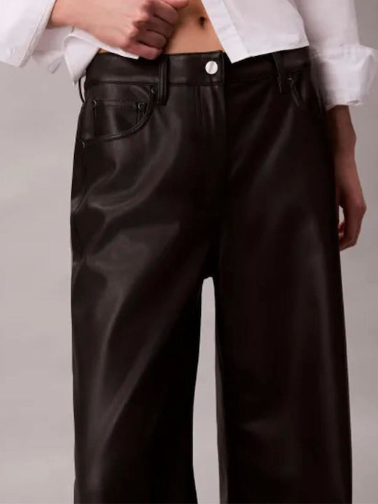 Damen Stoff Hose Black