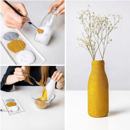Creative Gold Glitter Glue 200gr
