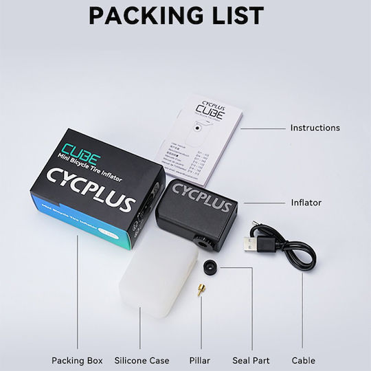 Cycplus Elektrische Pumpe für Aufblasbare